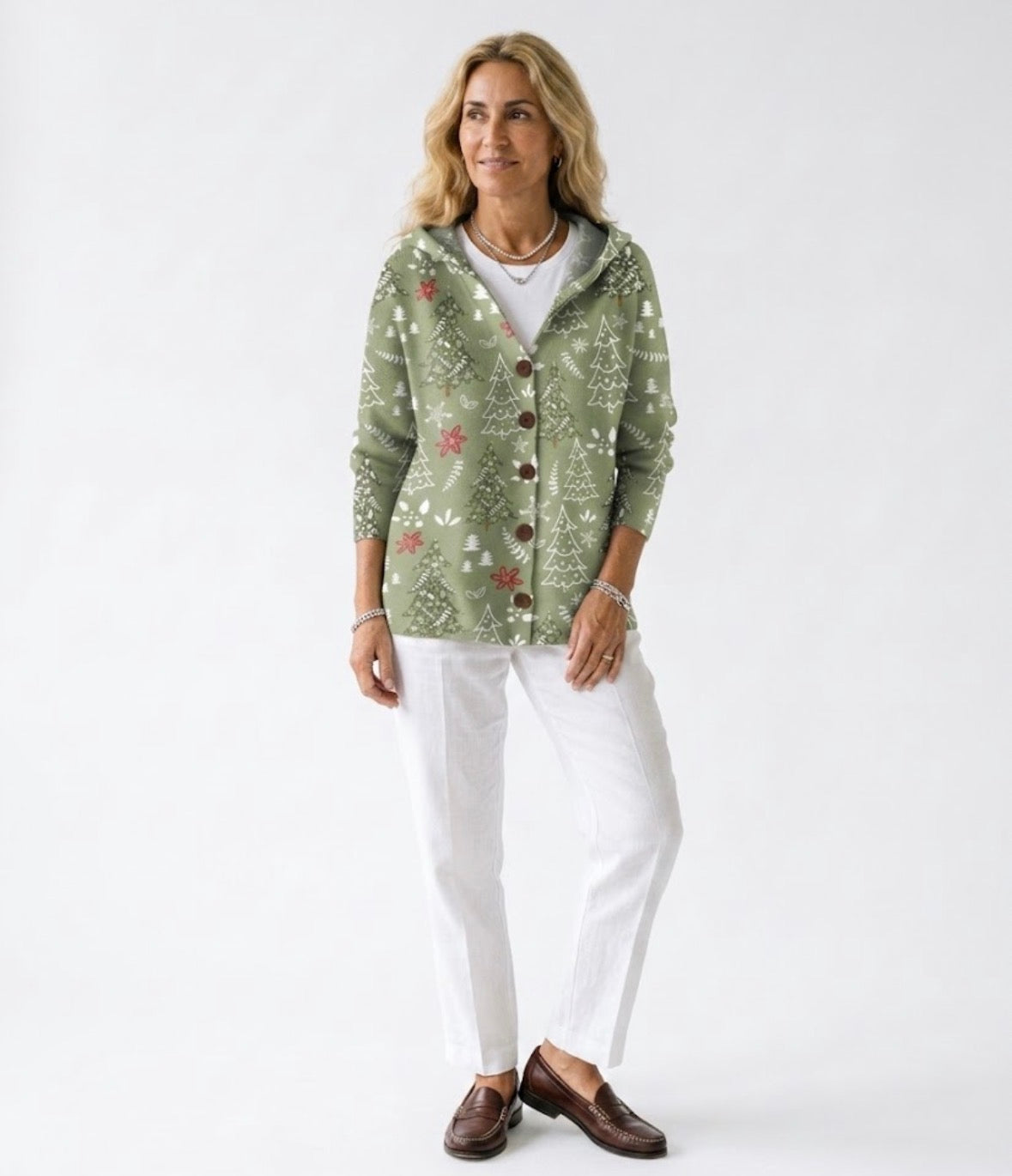 Clara - Chaqueta de Punto con Capucha