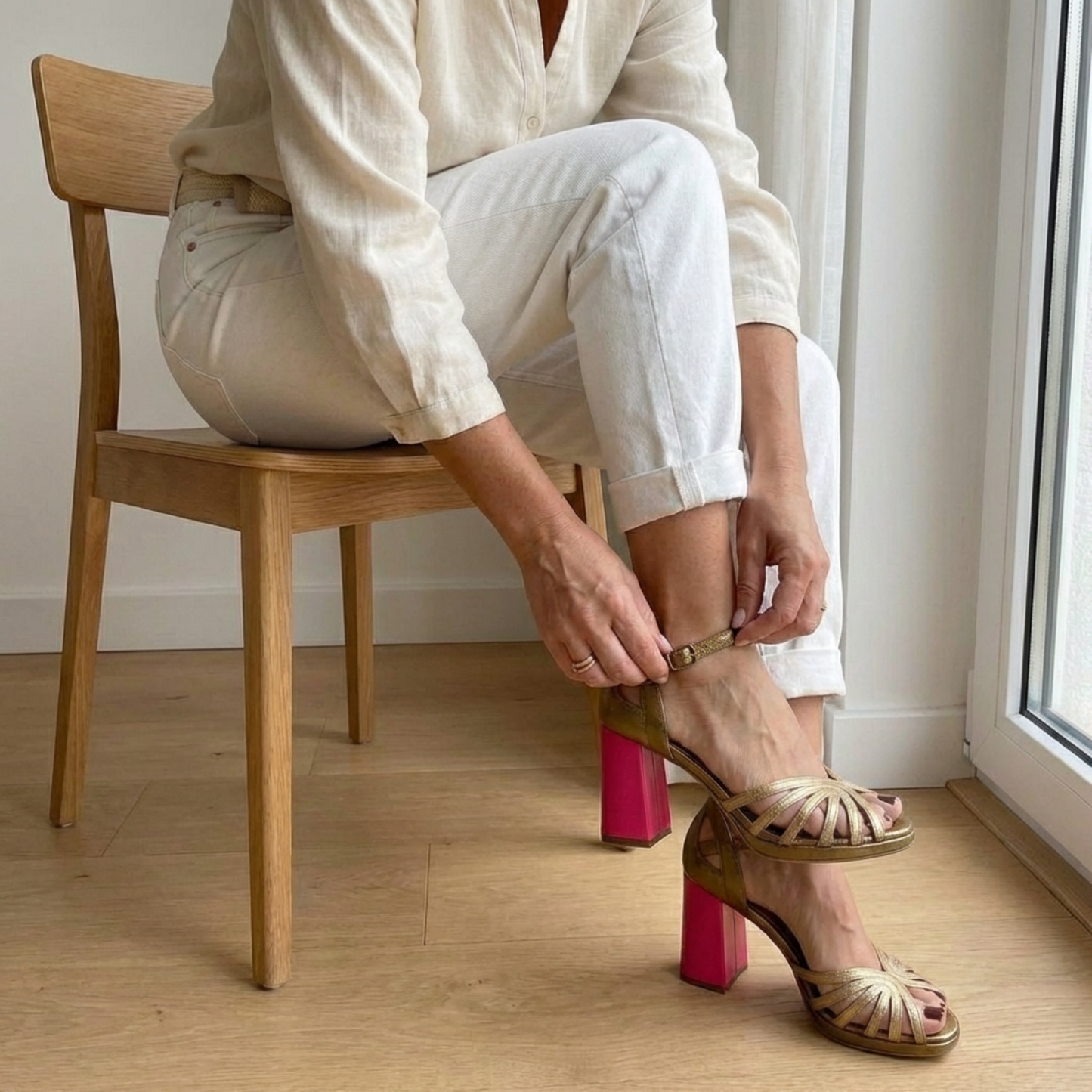 Núria - Sandalias vintage: un icono de la elegancia