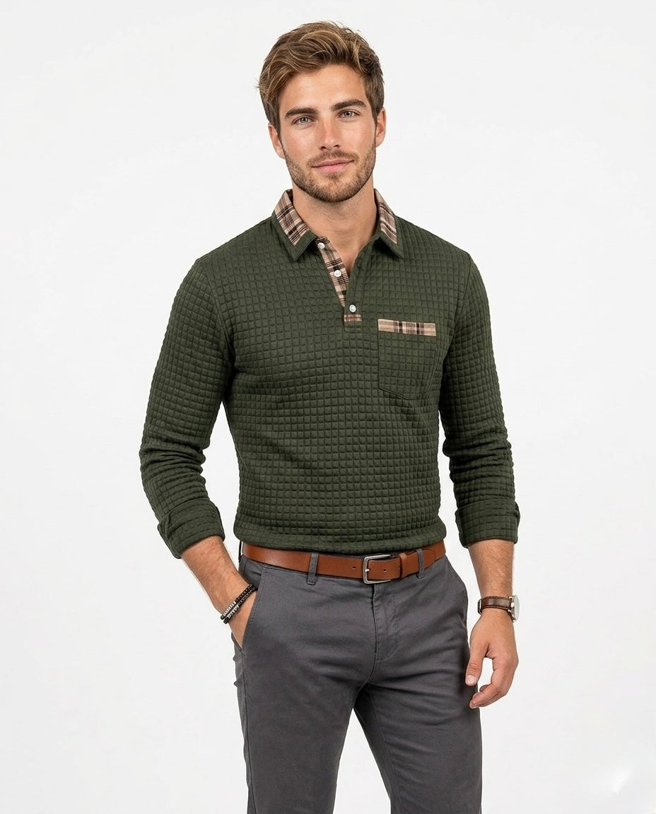 Mario - Polo de estilo urbano verde