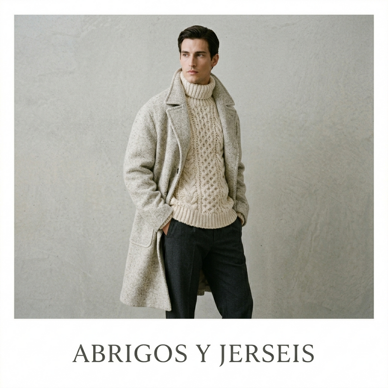 Abrigos y jerséis Hombre