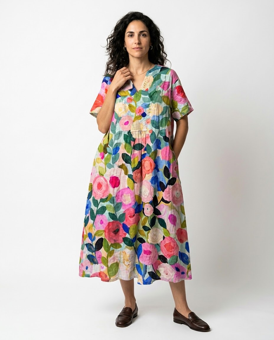 Alicia - Vestido Floral Vintage