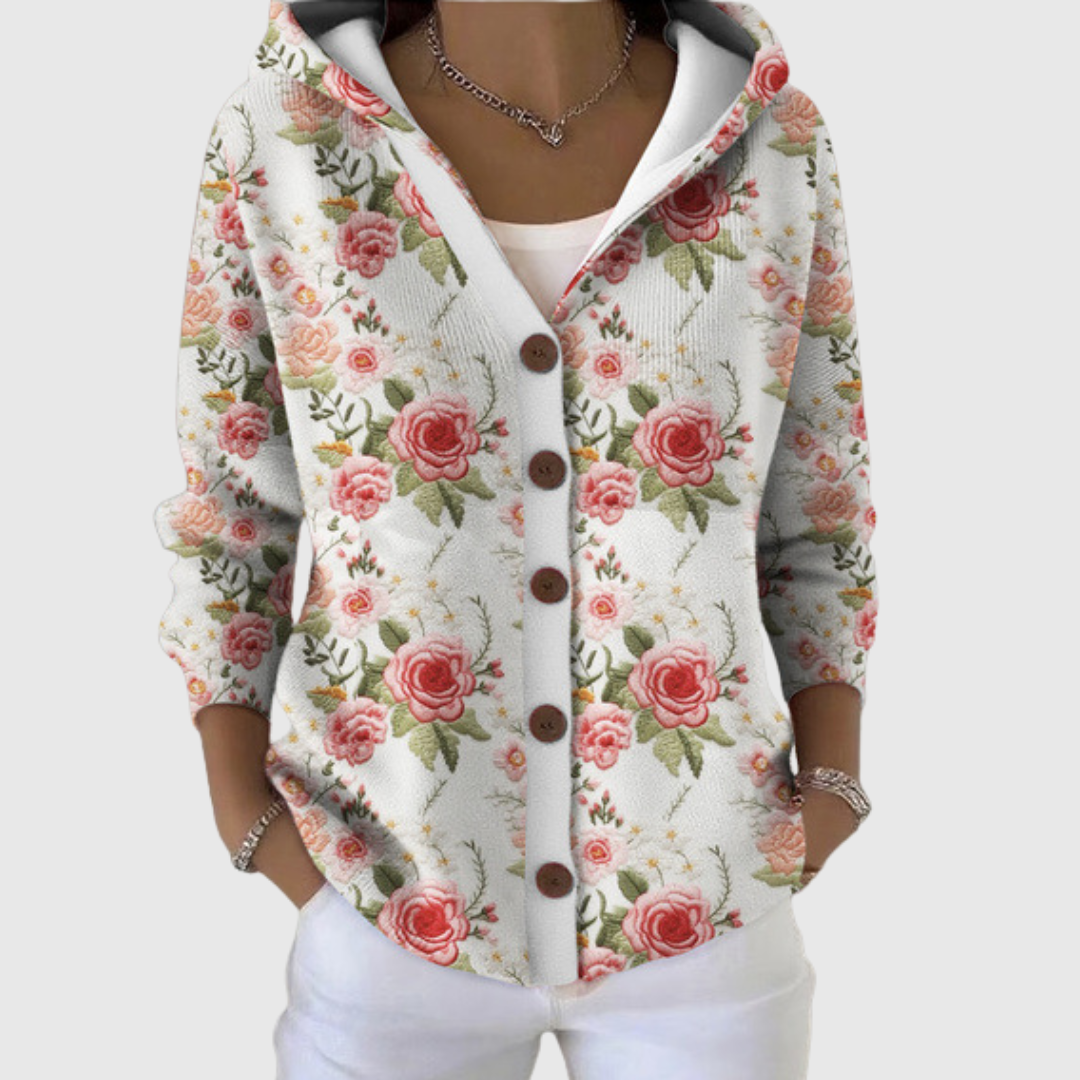Consuelo - Chaqueta de Punto con Capucha
