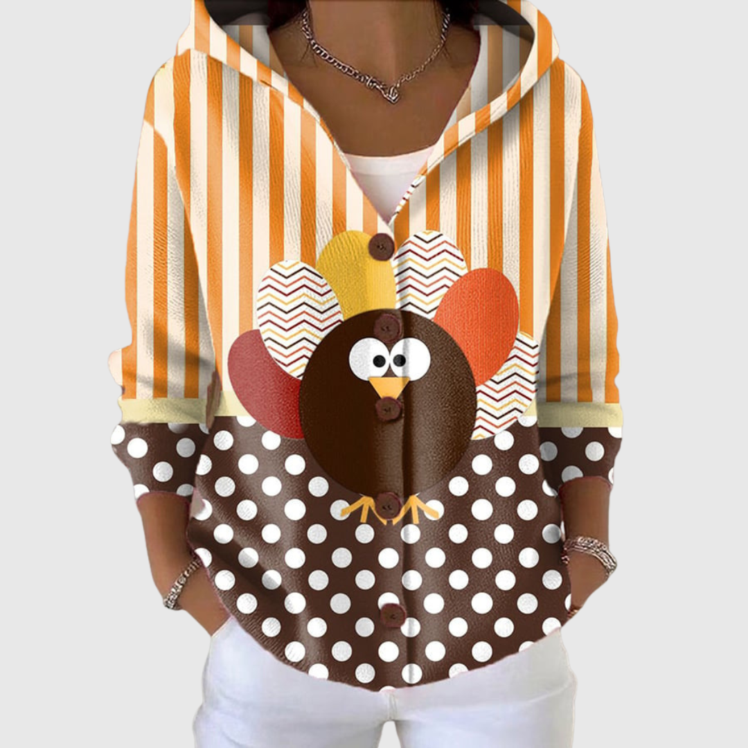 Aurora | Chaqueta de Punto con Capucha