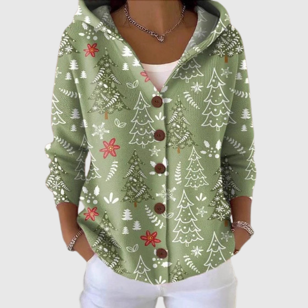 Clara - Chaqueta de Punto con Capucha