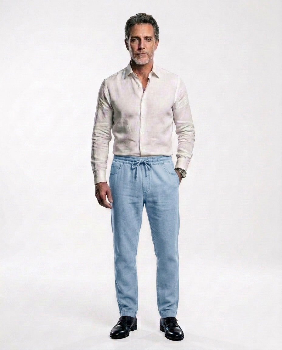 Julio - Pantalones de playa de Lino