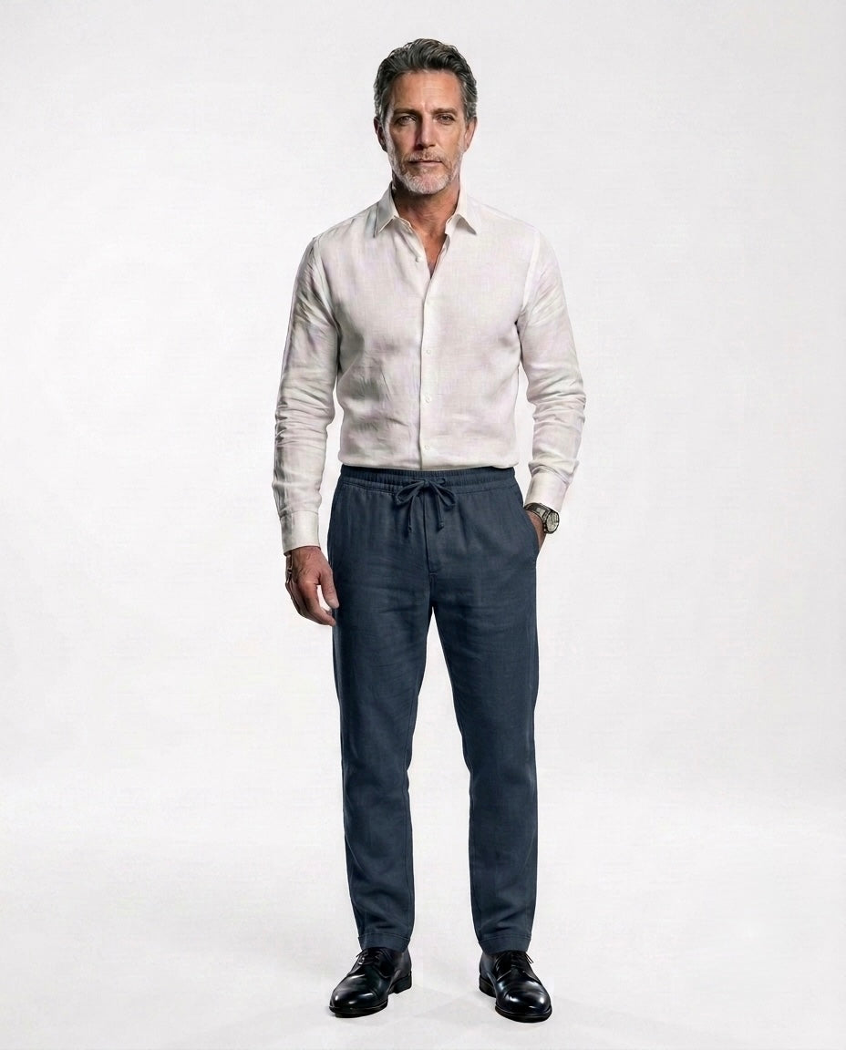 Julio - Pantalones de playa de Lino