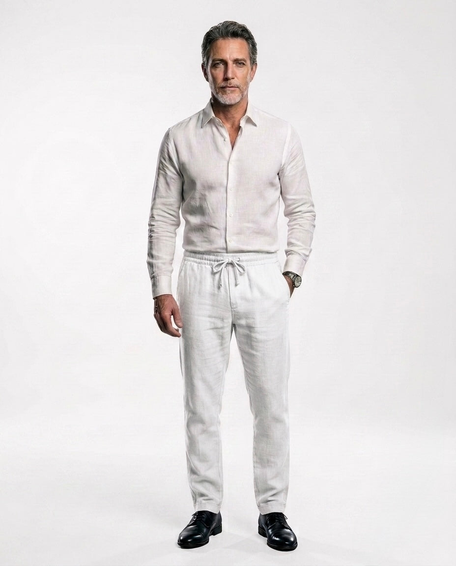 Julio - Pantalones de playa de Lino