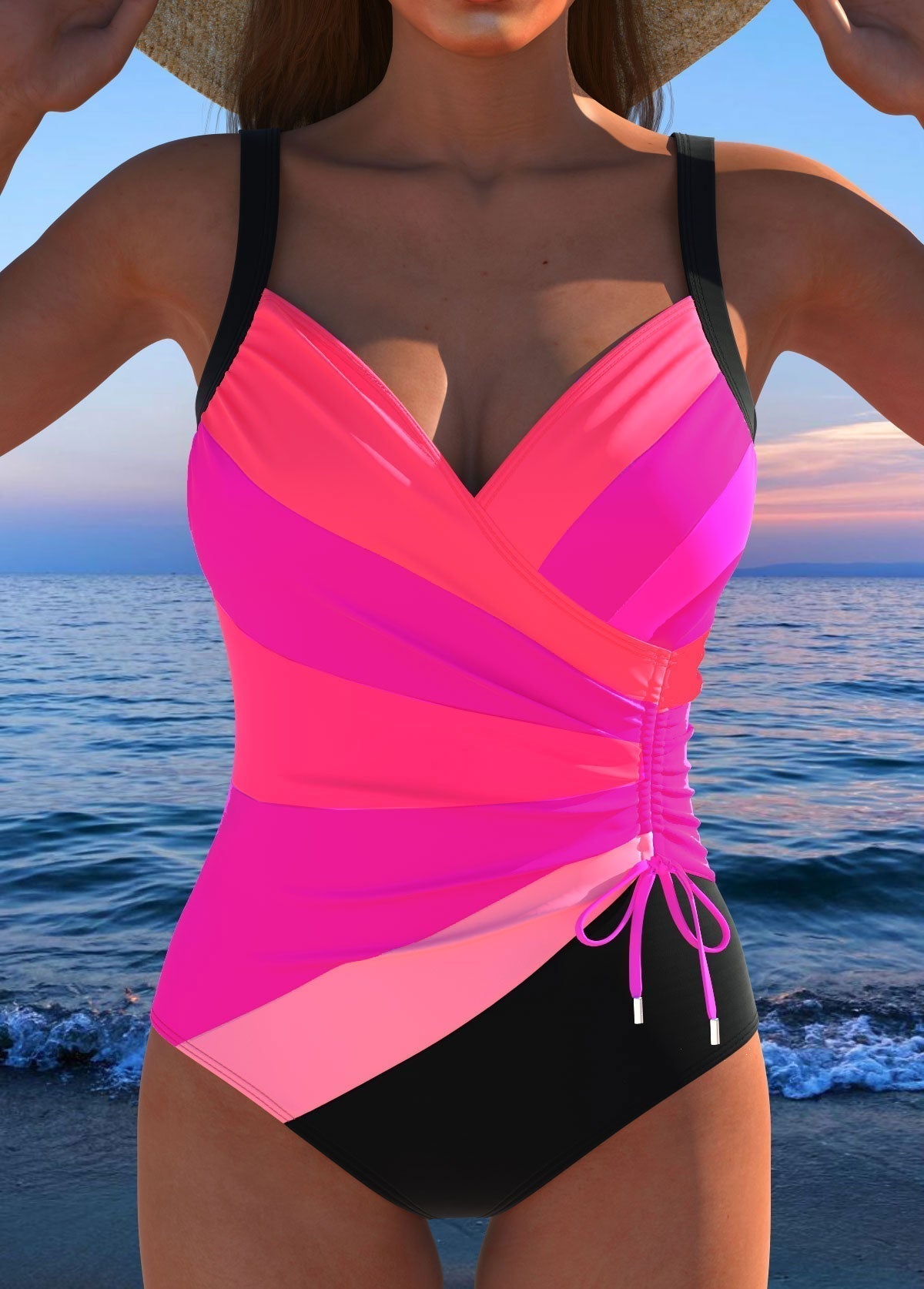 Bañador cruzado Mayte Rosado