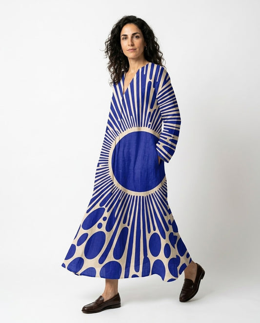 Vanesa - Vestido midi Flora