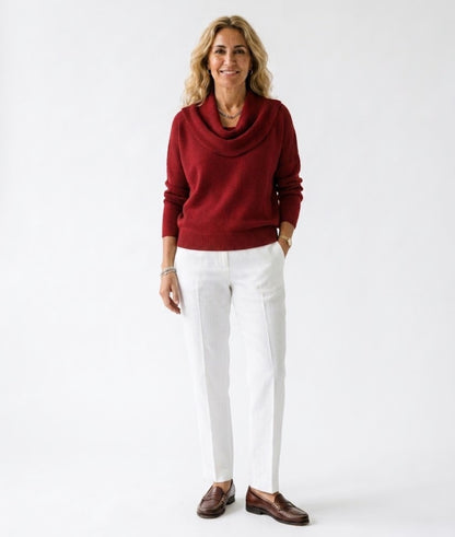 Julia | Jersey Cuello Drapeado