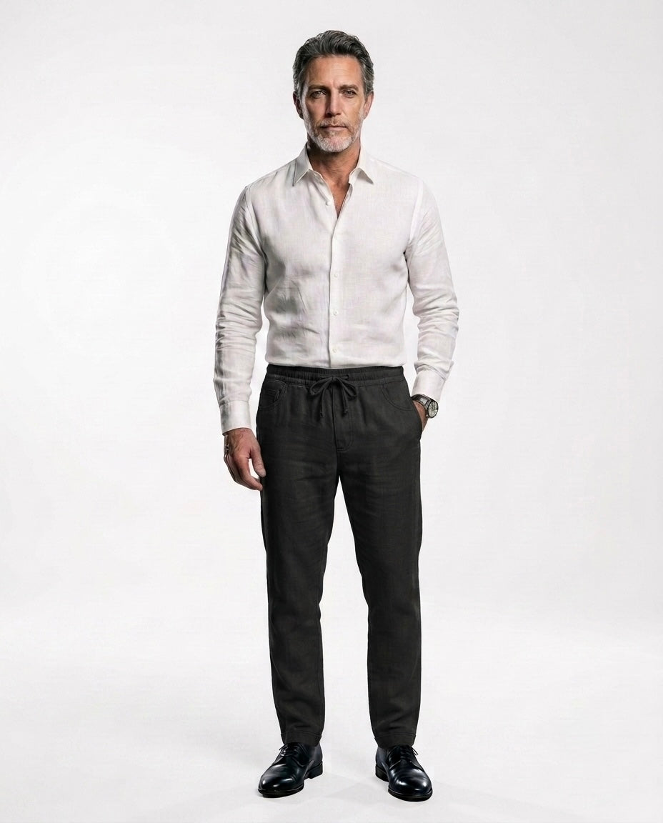 Julio - Pantalones de playa de Lino