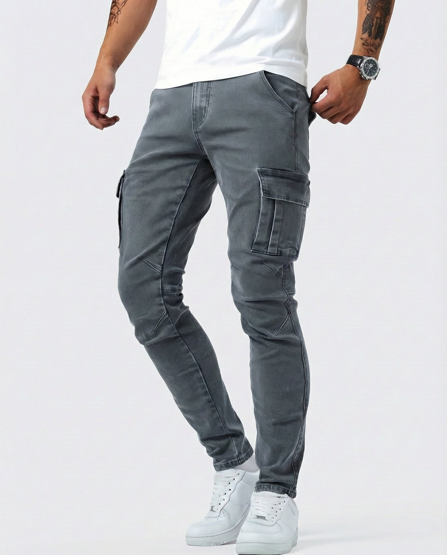Sergio - Pantalones Elásticos Cargo