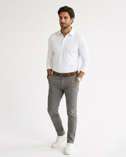 Guillermo - Polo Casual de Manga Larga