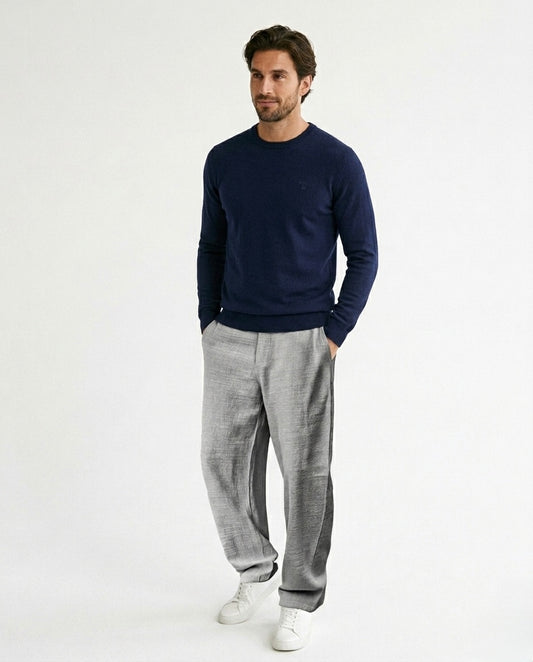 Mario - Pantalones ligeros de corte recto