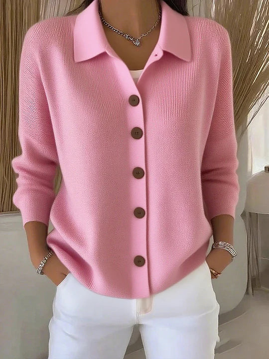 Josefina chaqueta de punto Rosa