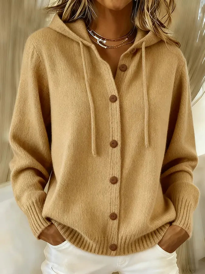 Begoña chaqueta de punto Caqui