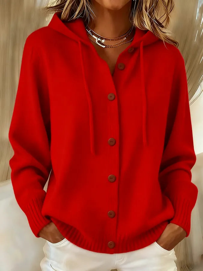 Begoña chaqueta de punto Rojo