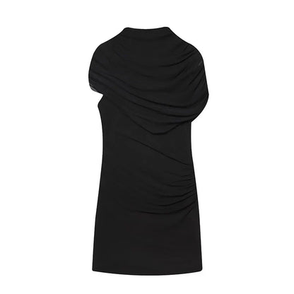Miriam - Vestido ajustado de patchwork para mujer
