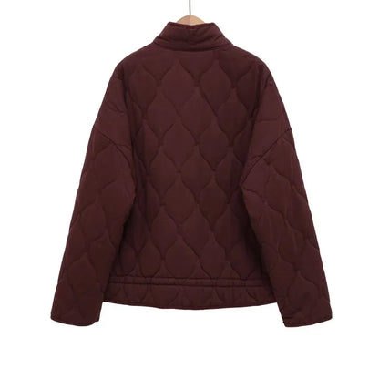 Jessica - Chaqueta vintage de algodón acolchada