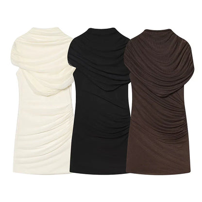 Miriam - Vestido ajustado de patchwork para mujer