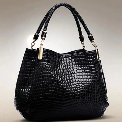 Vanesa - Bolso con estampado de cocodrilo