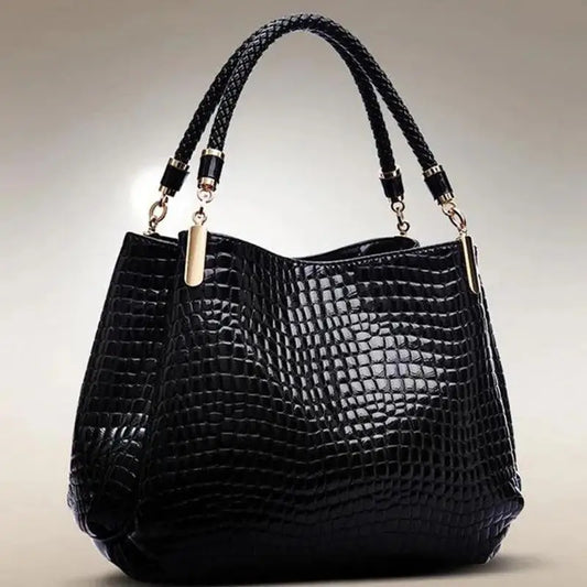 Vanesa - Bolso con estampado de cocodrilo