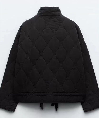 Jessica - Chaqueta vintage de algodón acolchada
