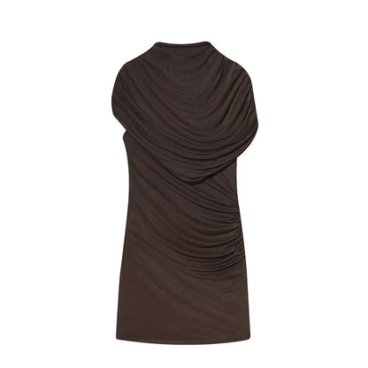 Miriam - Vestido ajustado de patchwork para mujer