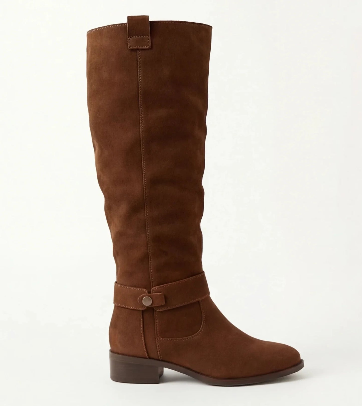 Yolanda - Botas de ante hasta la rodilla de De Modea