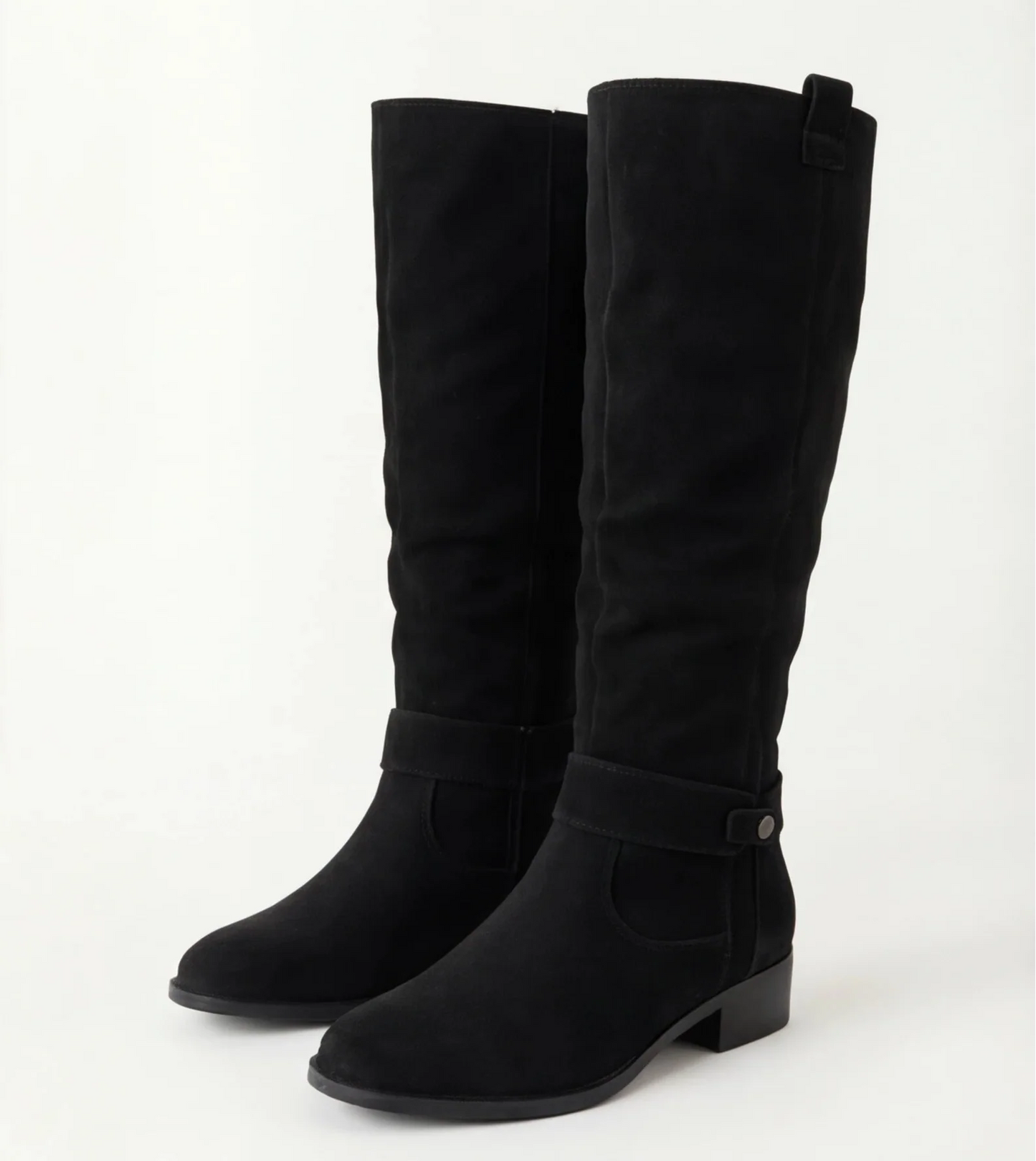 Yolanda - Botas de ante hasta la rodilla de De Modea