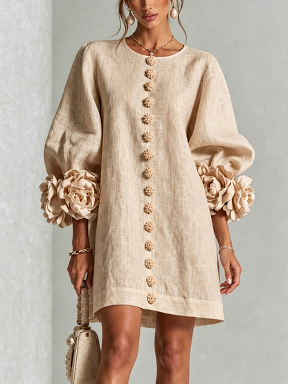 Vestido beige
