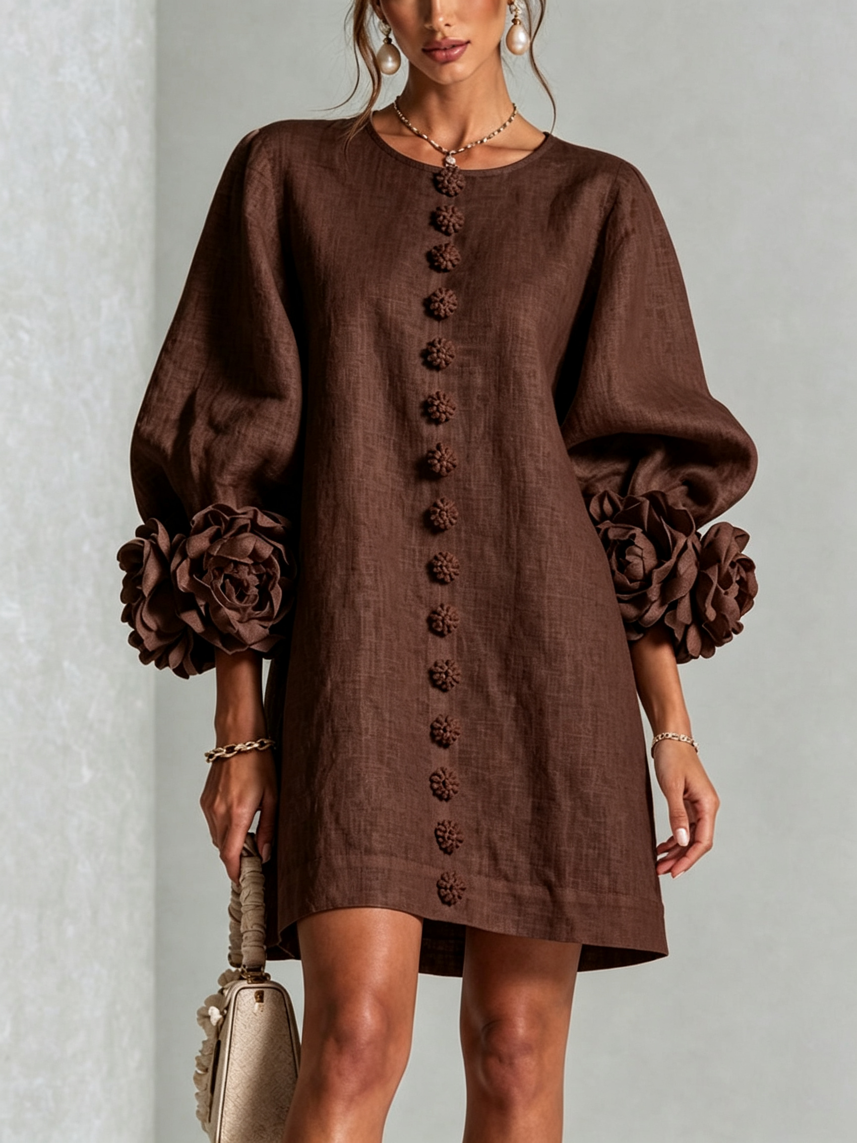 Vestido marron