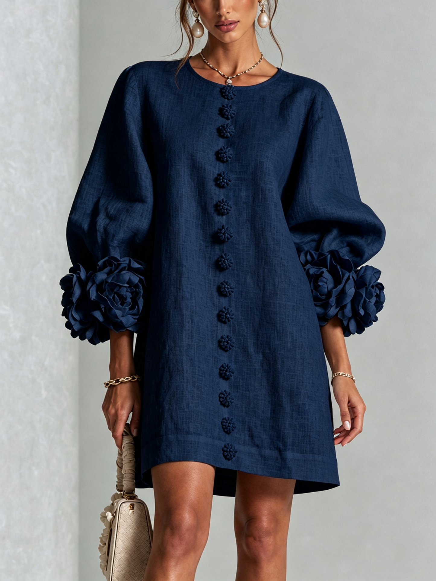 Vestido azul marino