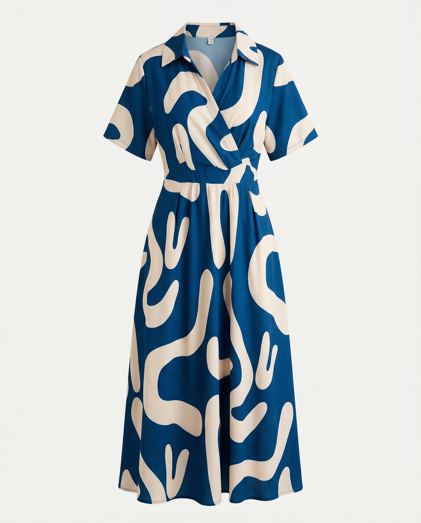 Arise - Vestido camisero con estampado de garabatos de Kirsty