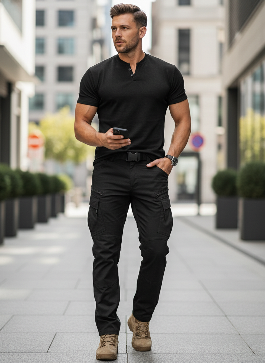Ismael - Pantalones Bolsillos múltiples Cargo