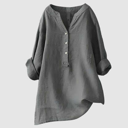 Nora - Blusa cómoda de lino