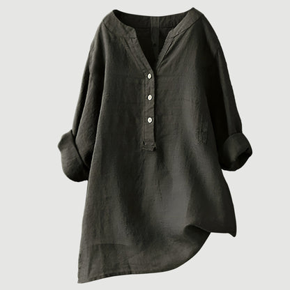 Nora - Blusa cómoda de lino