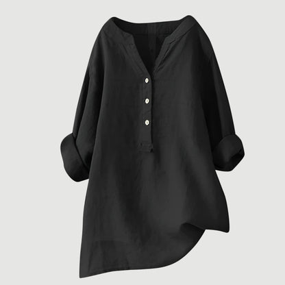 Nora - Blusa cómoda de lino