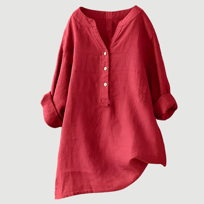 Nora - Blusa cómoda de lino