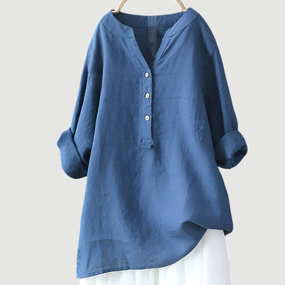 Nora - Blusa cómoda de lino