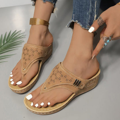 Carla -  Sandalias cómodas Sleehak con sujeción