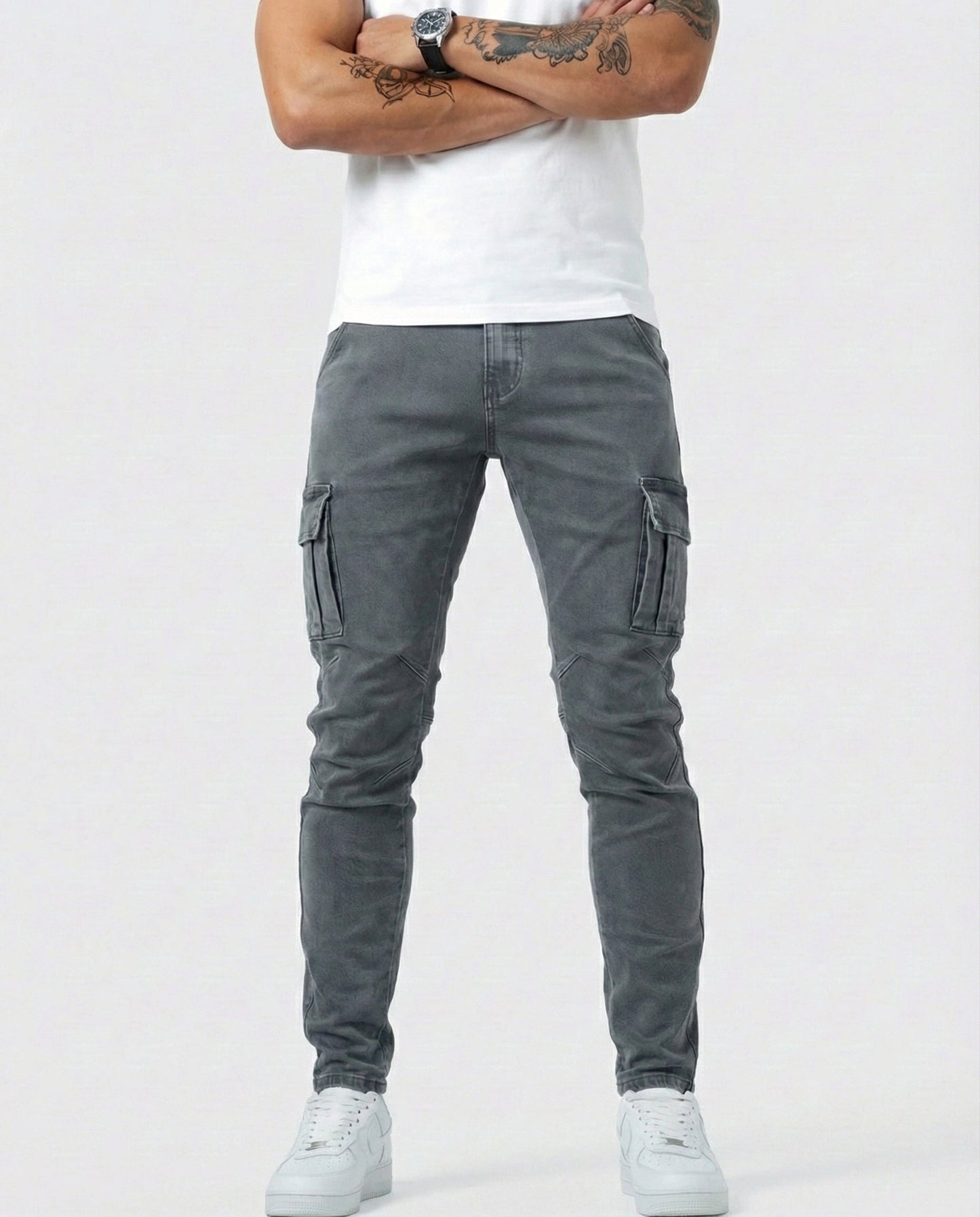 Sergio - Pantalones Elásticos Cargo