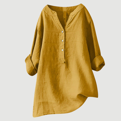 Nora - Blusa cómoda de lino